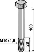 Hexagon bolt M10 without nut - AgriParts image