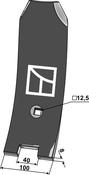Centre guideboard - AgriParts