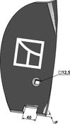 Guideboard - right - AgriParts