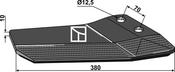 Replacement wings - hard metal faced - back side - right - AgriParts
