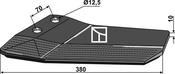 Replacement wings - hard metal faced - back side - left - AgriParts