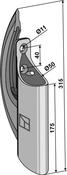Slot shoe nozzle - AgriParts