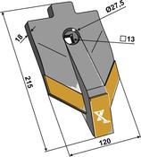 Point - Hard metal - AgriParts image