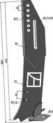 Subsoiling shank LD - AgriParts