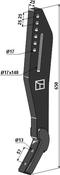Subsoiling shank SL/ST - AgriParts
