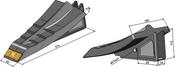 Sweep for Subsoiling tine - Hard metal - AgriParts image