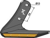 Replacement wing Hard metal - left - AgriParts