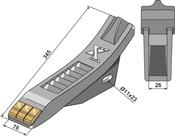 Point - Hard metal - AgriParts