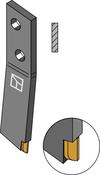 Bolt-on tine - right - Hard metal - AgriParts