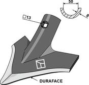 Sweep share 240mm - DURAFACE - AgriParts