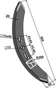 Cultivator share 500mm - AgriParts