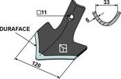 Sweep 120mm - DURAFACE - AgriParts