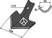 Sweep 120mm - AgriParts