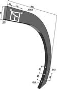 Tine 730mm - AgriParts