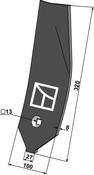 Guideboard - left - AgriParts