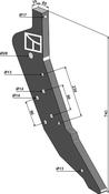 Subsoiling shank - AgriParts
