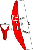 Cultivator share Melone 450mm - AgriParts