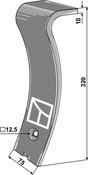 Centre guideboard - AgriParts