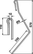 Following tine - AgriParts