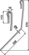 Following tine - AgriParts