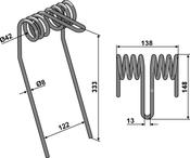 Following tine - AgriParts