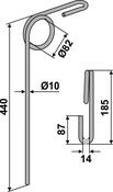 Following tine - AgriParts