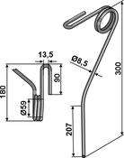 Following tine - AgriParts
