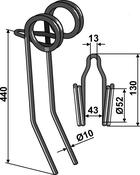 Following tine - AgriParts