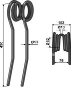 Following tine - AgriParts