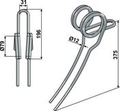 Following tine - AgriParts