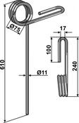 Following tine - AgriParts