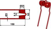 Pick-up tine - AgriParts