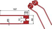 Pick-up tine - AgriParts
