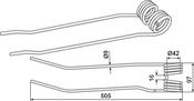 Hay rake tine - AgriParts