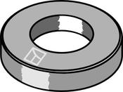 Washer Ø30x8xØ17,5 - DIN7989-2 - AgriParts image