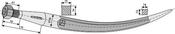 Bale grab claws 680 - AgriParts