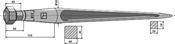 Front loading tine 820 - AgriParts