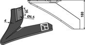 Angled wing share - right - AgriParts