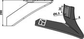 Angled wing share - right - AgriParts