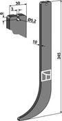 All-purpose tine - AgriParts
