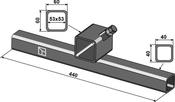 Cross bar 440mm - AgriParts image