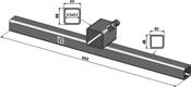 Cross bar 600mm - AgriParts image