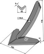 Sweep 165mm - AgriParts