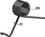Torsion spring right - AgriParts image
