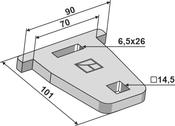 Plate 101x10x90 - AgriParts