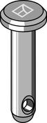 Cotter bolt Ø12x45 - AgriParts