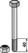 Bolt M16 x 2 - 8.8 - AgriParts image