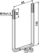 Stirrup bolt - M10x1,5 - AgriParts image