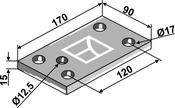 Ledger plate - AgriParts