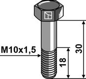 Hexagon bolt - M10x1,5 - 8.8 - AgriParts image